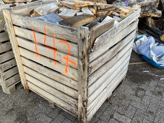 Brandhout - - 115x110x113 cm - haardhout - afbeelding 1 van  3