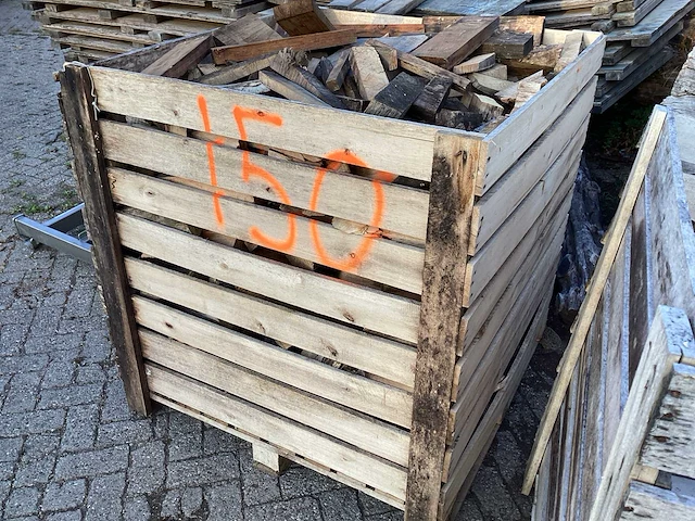 Brandhout - 115x110x113 cm - haardhout - afbeelding 1 van  3