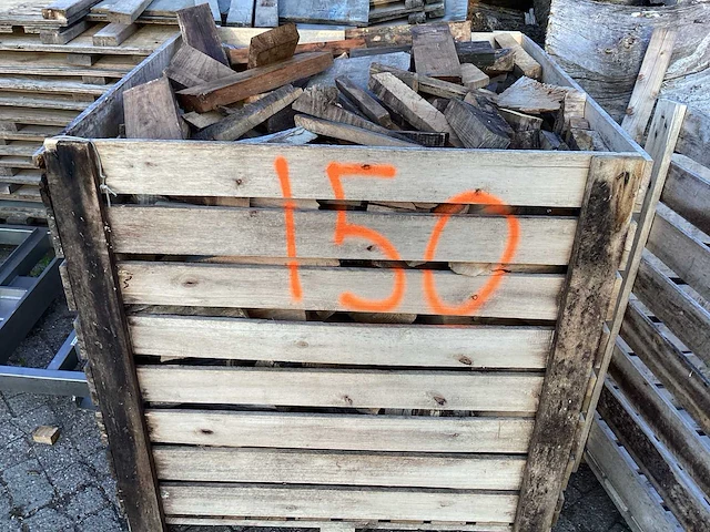 Brandhout - 115x110x113 cm - haardhout - afbeelding 2 van  3