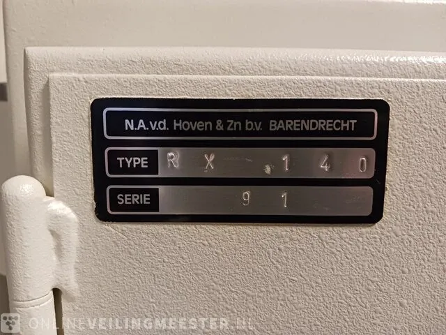 Brandkast/kluis, rx 140 - afbeelding 8 van  8