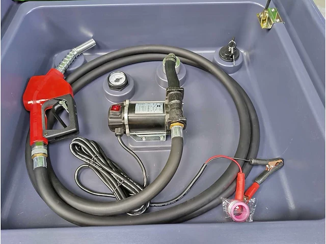 Brandstof opslagtank ibc 400 liter - afbeelding 11 van  15