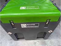 Brandstof opslagtank ibc 400 liter - afbeelding 10 van  15