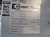 Brandt - optimat kdf 220 c - kantaanlijmmachine - afbeelding 20 van  20