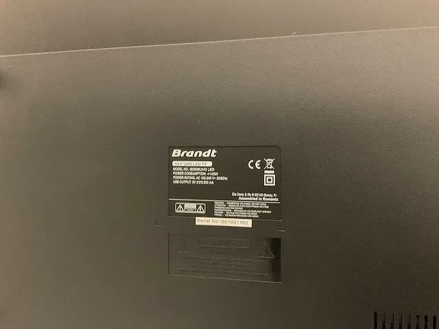 Brandt 5506uhd televisie 55” - afbeelding 3 van  4