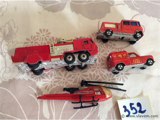 Brandweer voeruigen 4stuks - afbeelding 4 van  4