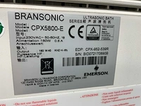 Bransonic cpx5800-e ultrasoonbad ongebruikt - afbeelding 6 van  7
