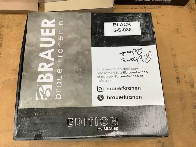Brauer - 5-s-088black edition - inbouwthermostaat met 2 stopkranen - afbeelding 5 van  5