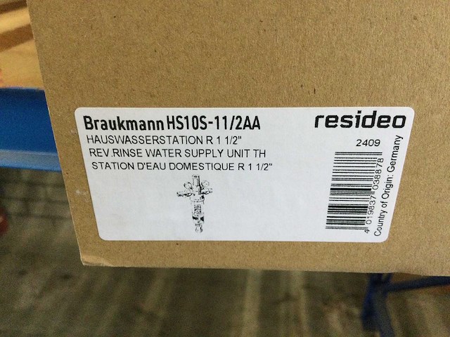 Braukmann - hs10s-11/2aa - waterfilter - afbeelding 2 van  4