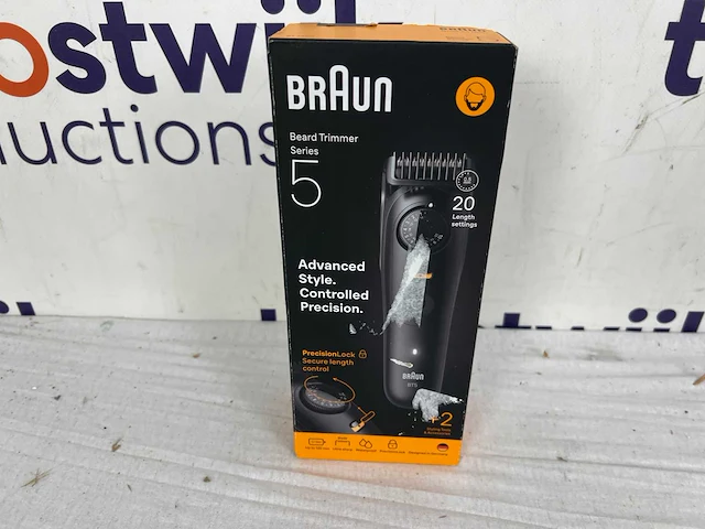 Braun baardtrimmer series 5 bt5500 zwart - afbeelding 2 van  2