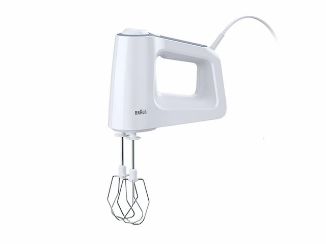 Braun hm3107wh handmixer 500w mixer wit - afbeelding 2 van  4