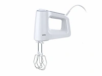 Braun hm3107wh handmixer 500w mixer wit - afbeelding 2 van  4