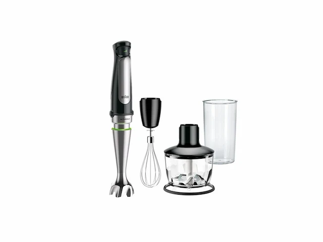 Braun mq 7035x 0,6 l staafmixer zwart, gesatineerd staal 1000 w - afbeelding 1 van  6