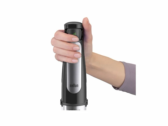 Braun mq 7035x 0,6 l staafmixer zwart, gesatineerd staal 1000 w - afbeelding 3 van  6