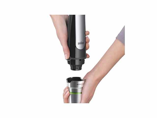 Braun mq 7035x 0,6 l staafmixer zwart, gesatineerd staal 1000 w - afbeelding 4 van  6