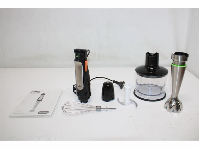 Braun mq 7035x 06 l staafmixer zwart gesatineerd staal 1000 w - afbeelding 5 van  6
