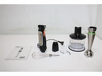 Braun mq 7035x 06 l staafmixer zwart gesatineerd staal 1000 w - afbeelding 5 van  6