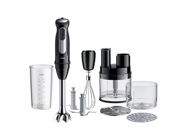 Braun multiquick 5 pro mq55755m staafmixer met 25 snelheidsstanden zwart - afbeelding 1 van  4