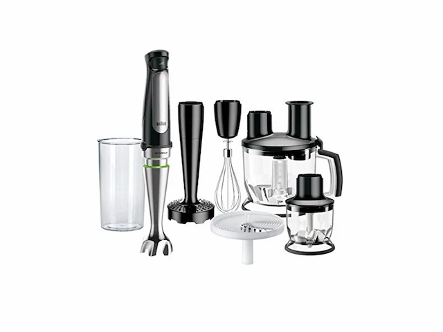 Braun multiquick 7 mq 7087x staafmixer high-end zwart/geborsteld roestvrij staal - afbeelding 1 van  6