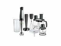 Braun multiquick 7 mq 7087x staafmixer high-end zwart/geborsteld roestvrij staal - afbeelding 1 van  6