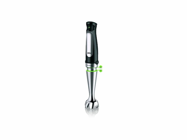 Braun multiquick 7 mq 7087x staafmixer high-end zwart/geborsteld roestvrij staal - afbeelding 2 van  6