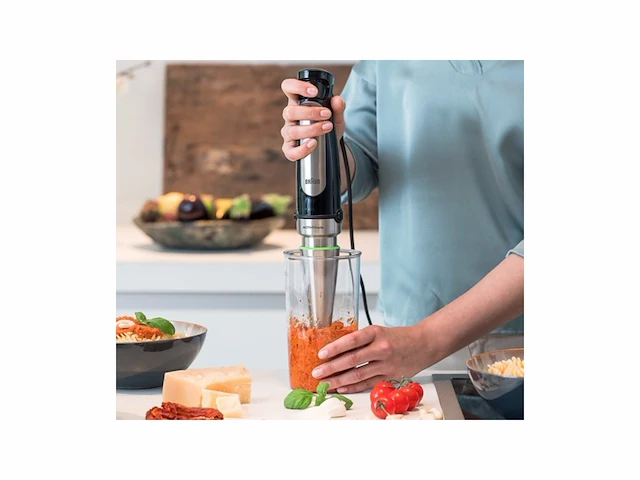 Braun multiquick 7 mq 7087x staafmixer high-end zwart/geborsteld roestvrij staal - afbeelding 4 van  6