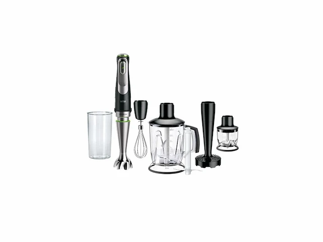 Braun multiquick 9 mq 9147x staafmixer 1200 watt inclusief 5 accessoires roestvrij staal - afbeelding 1 van  6