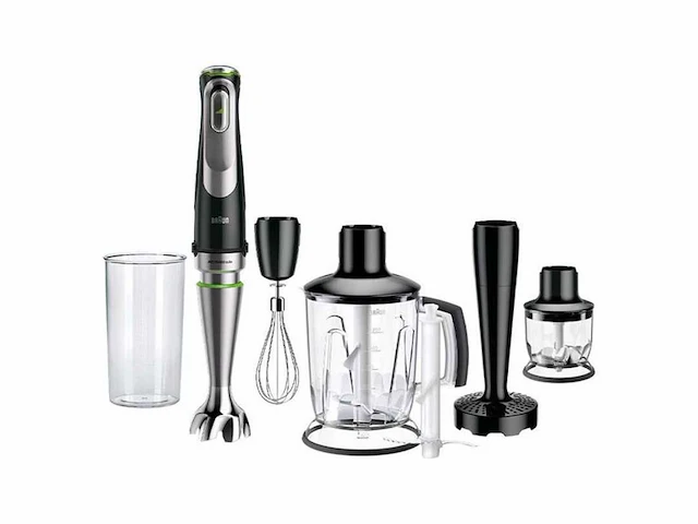 Braun multiquick 9 mq9147x - staafmixer - zwart - afbeelding 1 van  2