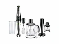 Braun multiquick 9 mq9147x - staafmixer - zwart - afbeelding 1 van  2