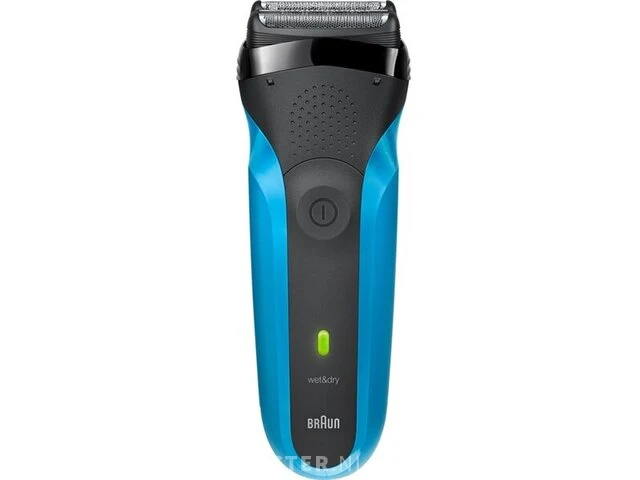 Braun series 3 310s elektrisch scheerapparaat, blauw - afbeelding 1 van  5