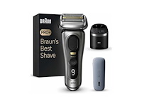 Braun series 9 pro+ 9575cc - scheerapparaat - smartcare center - powercase - wet & dry - grafiet - afbeelding 1 van  2