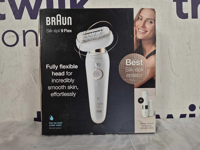 Braun silk-épil 9 flex 9005 40 pincetten goud, wit - afbeelding 2 van  2