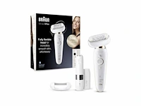 Braun silk-épil 9 flex 9005 40 pincetten goud, wit - afbeelding 1 van  2
