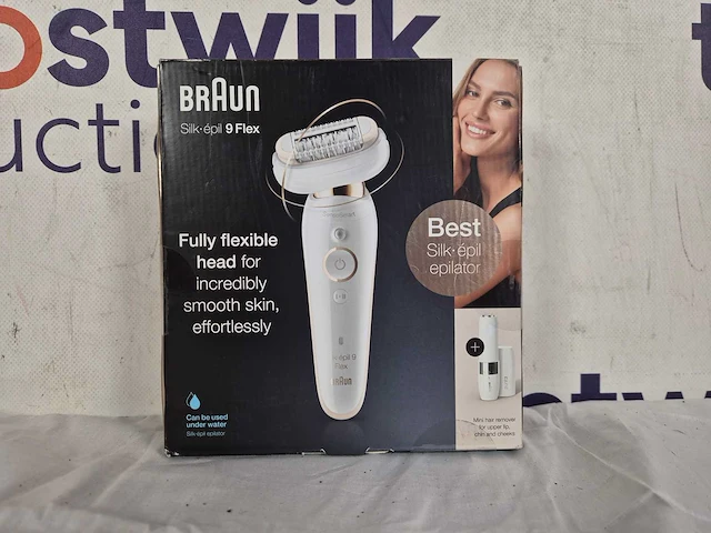Braun silk-épil 9 flex 9005 40 pincetten goud, wit - afbeelding 2 van  2