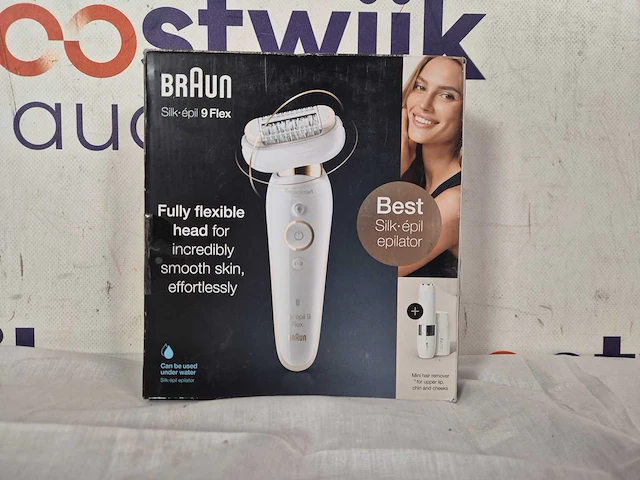 Braun silk-épil 9 flex 9005 40 pincetten goud, wit - afbeelding 2 van  2