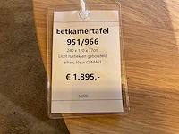 Bravia ovale eiken eetkamertafel - afbeelding 8 van  8