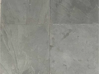 Braziliaanse leisteen 30x30x1 cm grey ca. 59 m² voor binnen en buiten-vloer en wand - afbeelding 3 van  8