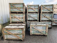 Braziliaanse leisteen 30x30x1 cm grey ca. 59 m² voor binnen en buiten-vloer en wand - afbeelding 7 van  8
