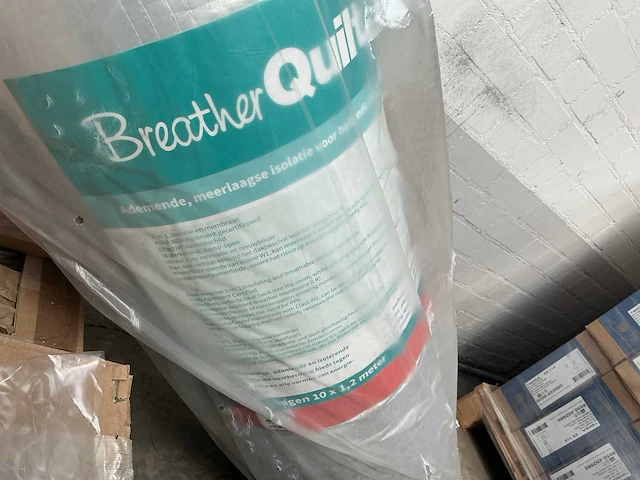 Breather quilt roldeken isolatie (10x1,2 meter) (2x) - afbeelding 1 van  2