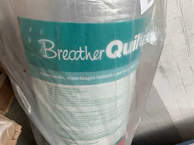 Breather quilt roldeken isolatie (10x1,2 meter) (2x) - afbeelding 2 van  2