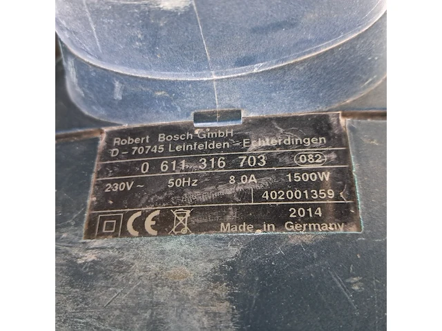 Breekhamer - 11kg - 230v - sds-max, bosch, gsh 11 e, 2014 - afbeelding 4 van  6