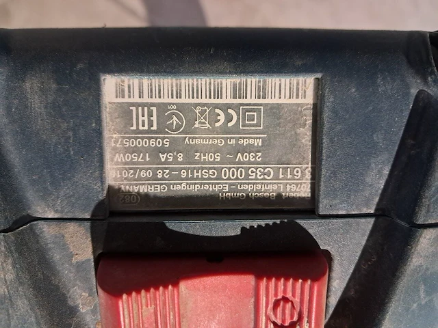 Breekhamer - 18kg - 230v - hex-28 bosch, gsh 16-28 e, bouwjaar 2015 - afbeelding 4 van  6