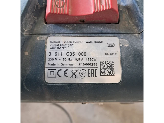 Breekhamer - 18kg - 230v - hex-28 bosch, gsh 16-28 e, bouwjaar 2017 - afbeelding 5 van  5