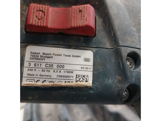 Breekhamer - 18kg - 230v - hex-28 bosch, gsh 16-28 e, bouwjaar 2017 - afbeelding 6 van  6