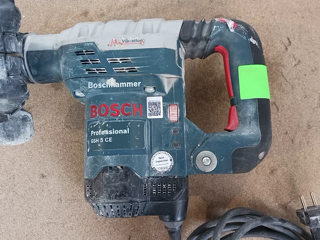 Breekhamer - 6kg - 230v - sds-max bosch, gsh 5 ce, bouwjaar 2017 - afbeelding 3 van  9