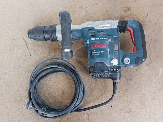 Breekhamer - 6kg - 230v - sds-max bosch, gsh 5 ce, bouwjaar 2017 - afbeelding 1 van  8