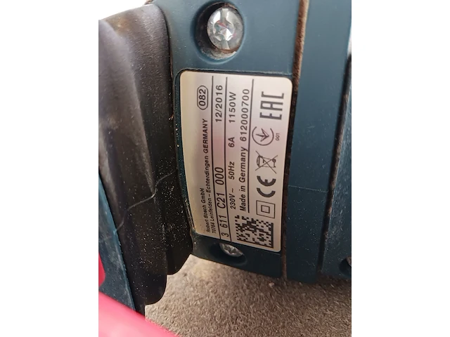 Breekhamer - 6kg - 230v - sds-max bosch, gsh 5 ce, bouwjaar 2017 - afbeelding 6 van  8