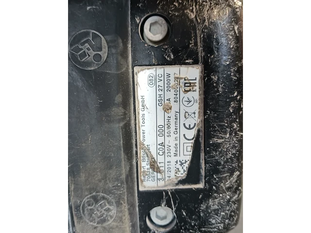 Breekhamer 30kg hex-28 230v ~ bosch, gsh 27 vc, bouwjaar 2018 - afbeelding 7 van  8