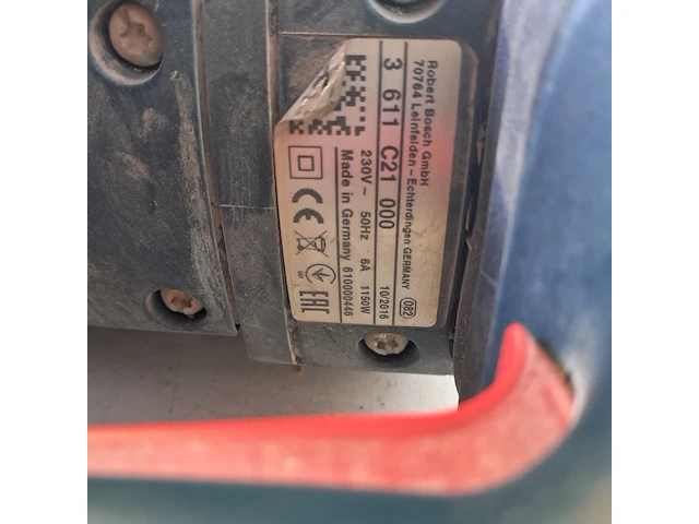 Breekhamer 6kg 230v sds-max ~, bosch, gsh 5 ce, 2016 - afbeelding 9 van  10