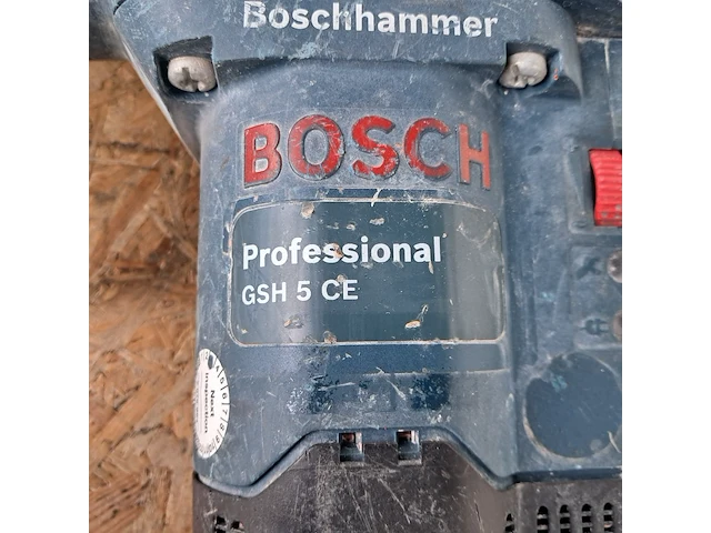 Breekhamer 6kg 230v sds-max ~, bosch, gsh 5 ce, 2016 - afbeelding 5 van  6