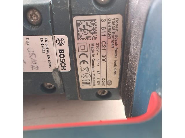 Breekhamer 6kg 230v sds-max ~, bosch, gsh 5 ce, 2017 - afbeelding 9 van  10